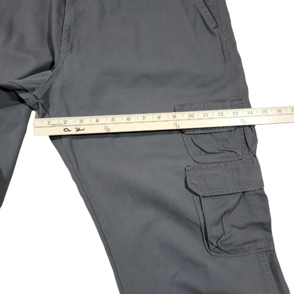 Wrangler Authentics Men's Premium Relaxed Fit Straight Leg Cargo Pant Sz 36X34 - Picture 11 of 11